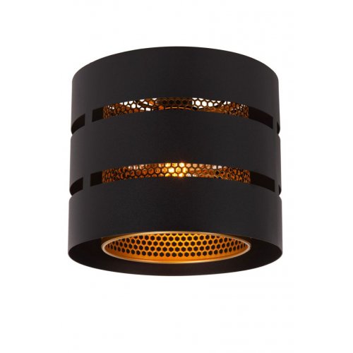 LUCIDE Lucide ROSAS - Flush ceiling light - Ă 26 cm - 1xE27 - Black
