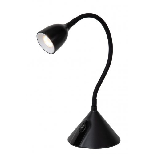 LUCIDE Lucide MILO - Desk lamp - Ă 12,8 cm - LED - 1x3,2W 3000K - Black stolní lampa