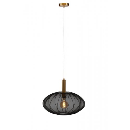 LUCIDE Lucide CORINA - Pendant light - Ă 50 cm - 1xE27 - Black závěsné svítidlo, lustr