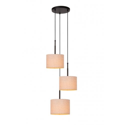 LUCIDE Lucide MAYA - Pendant light - ? 50 cm - 3xE27 - Black závěsné svítidlo, lustr