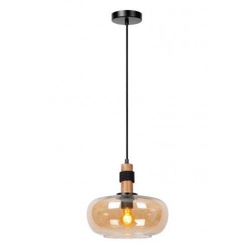 LUCIDE Lucide ILONA - Pendant light - ? 30 cm - 1xE27 - Amber závěsné svítidlo, lustr