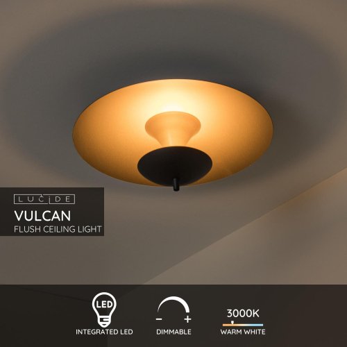 LUCIDE Lucide VULCAN - Flush ceiling light - ? 35 cm - LED Dim. - 1x9W 3000K - obrázek