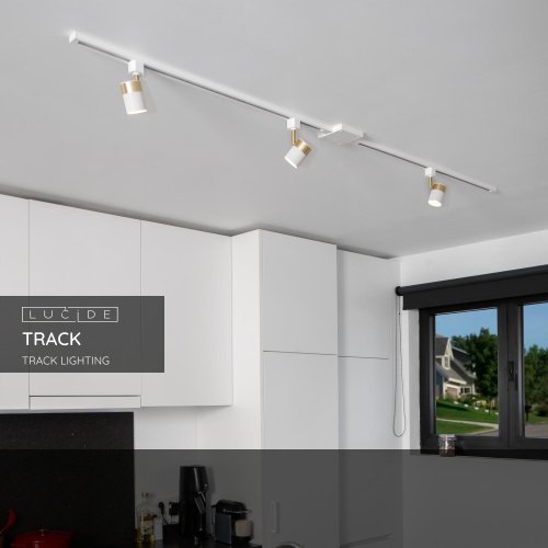 LUCIDE Lucide TRACK Cover- 1-circuit Track lighting system - 1 meter - White - obrázek