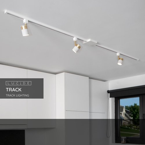 LUCIDE Lucide TRACK I-connector - 1-circuit Track lighting system - White (Ex - obrázek