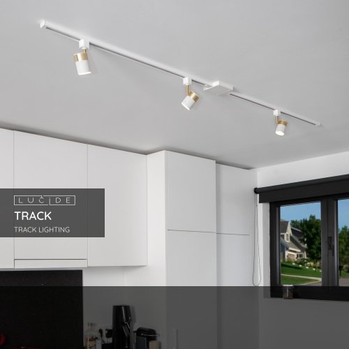 LUCIDE Lucide TRACK Track - 1-circuit Track lighting system - 1 meter - White - obrázek