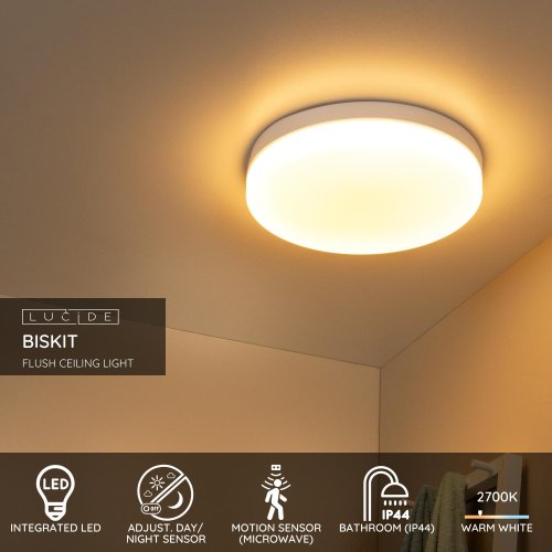 LUCIDE Lucide BISKIT - Flush ceiling light Bathroom - Ă40 cm - LED - 1x36W 2 - obrázek