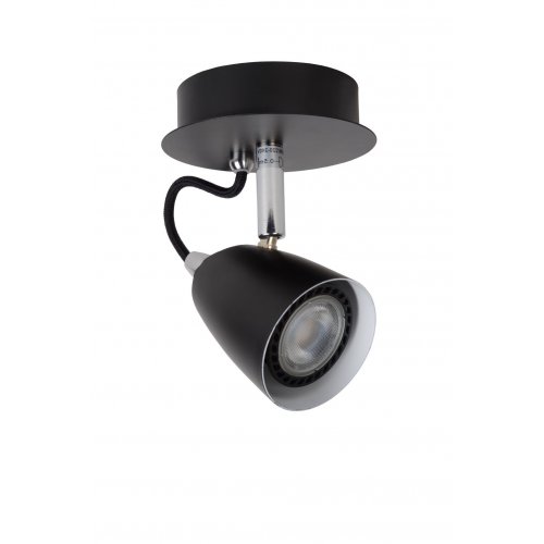 LUCIDE RIDE-LED StropnĂ˝ reflektor GU10/5W incl 3000K Black old 26956/21/30 bodové svítidlo, bodovka - obrázek
