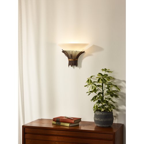 LUCIDE CANNA Wall light 1xE14 D35 Glass/Rust Brown, nástěnné svítidlo - obrázek