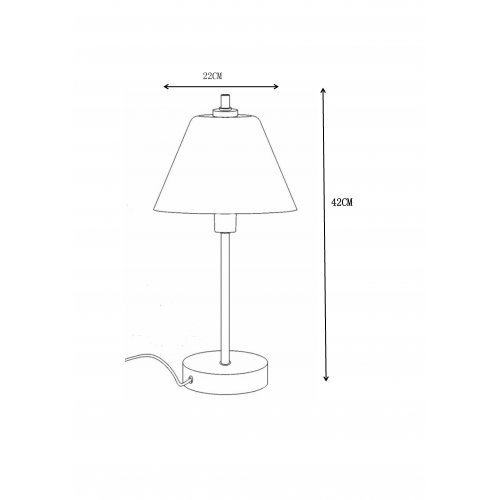 LUCIDE TOUCH Table Lamp E14/40 Satin chrome/Opal Glass, stolní lampa - obrázek