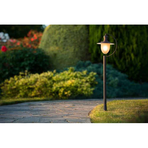 LUCIDE ARUBA Lantern IP44 1xE27 H110 D25 Rust Brown, venkovní svítidlo - obrázek