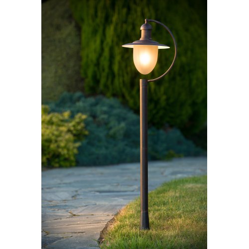 LUCIDE ARUBA Lantern IP44 1xE27 H110 D25 Rust Brown, venkovní svítidlo - obrázek