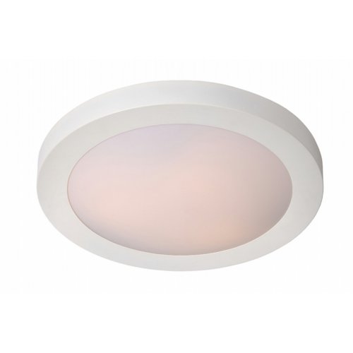LUCIDE FRESH Ceiling Light IP44 1xE27 D27cm White, stropní svítidlo