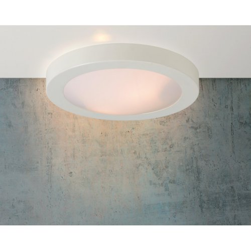 LUCIDE FRESH Ceiling Light IP44 2xE27 D35cm White, stropní svítidlo - obrázek