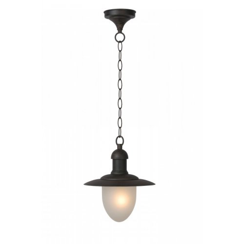 LUCIDE ARUBA Lantern IP44 1xE27 H80 D25 Rust Brown, venkovní svítidlo - obrázek