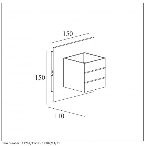 LUCIDE BOK 69 Wall light 1xG9/40 Satin Chrome, nástěnné svítidlo - obrázek