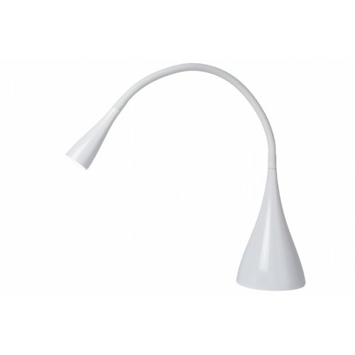 LUCIDE ZOZY Desk Lamp LED 3W 3000K H48cm White, stolní lampa - obrázek