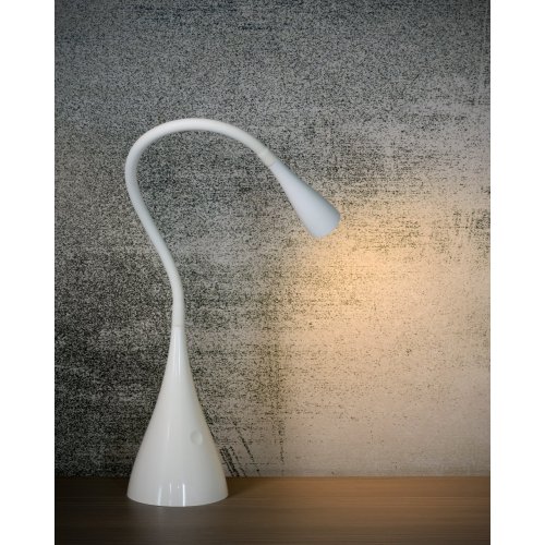 LUCIDE ZOZY Desk Lamp LED 3W 3000K H48cm White, stolní lampa - obrázek