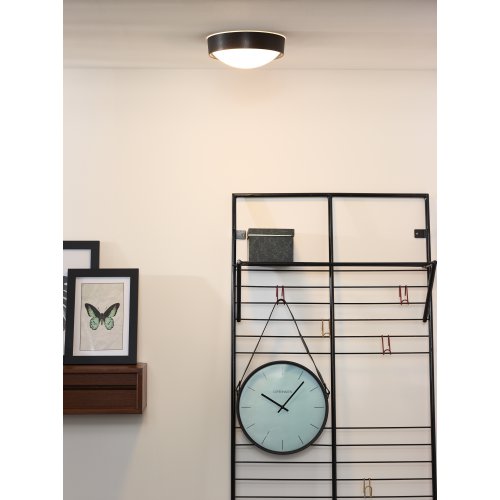 LUCIDE LEX Ceiling Light 1xE27 D25cm Black, stropní nebo nástěnné svítidlo - obrázek