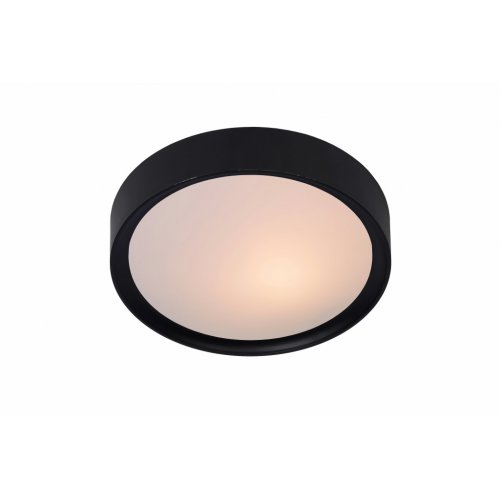 LUCIDE LEX Ceiling Light 1xE27 D25cm Black, stropní nebo nástěnné svítidlo