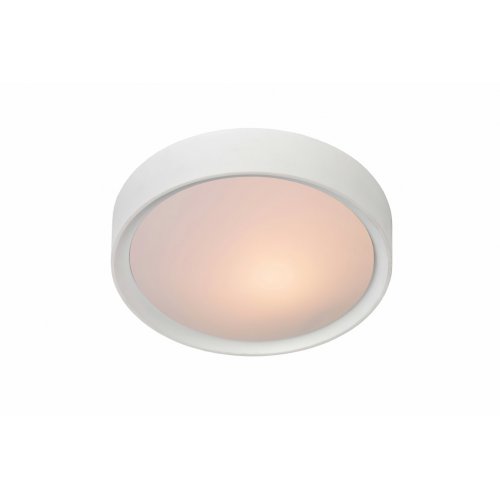 LUCIDE LEX Ceiling Light 1xE27 D23cm White, stropní nebo nástěnné svítidlo
