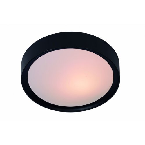 LUCIDE LEX Ceiling Light 2xE27 D36cm Black, stropní nebo nástěnné svítidlo