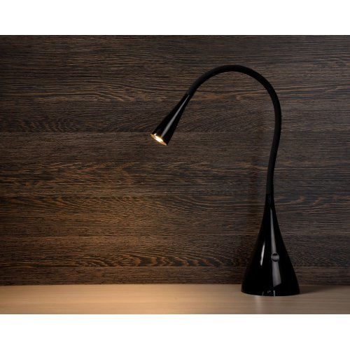 LUCIDE ZOZY Desk Lamp LED 3W 3000K H48cm Black, stolní lampa - obrázek