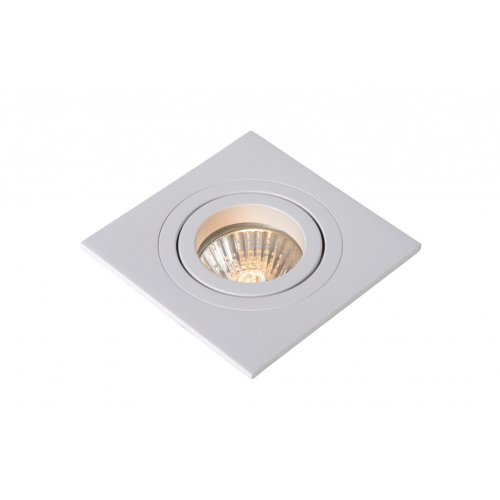 LUCIDE TUBE Spot Square D9cm GU10 White, bodové svítidlo, bodovka - obrázek