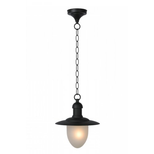 LUCIDE ARUBA Lantern IP44 1xE27 H80 D25 Black venkovní svítidlo - obrázek