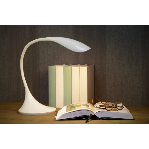 LUCIDE EMIL Desk lamp LED 6W 3000K White, stolní lampa - obrázek