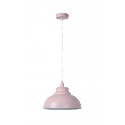 LUCIDE ISLA Pendant E14 D29 H22 cm Pink, závěsné svítidlo, lustr - obrázek