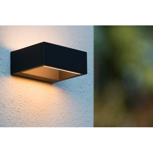 LUCIDE GOA Wall Light LED 6W 3000K L15 Anthracite, venkovní svítidlo - obrázek