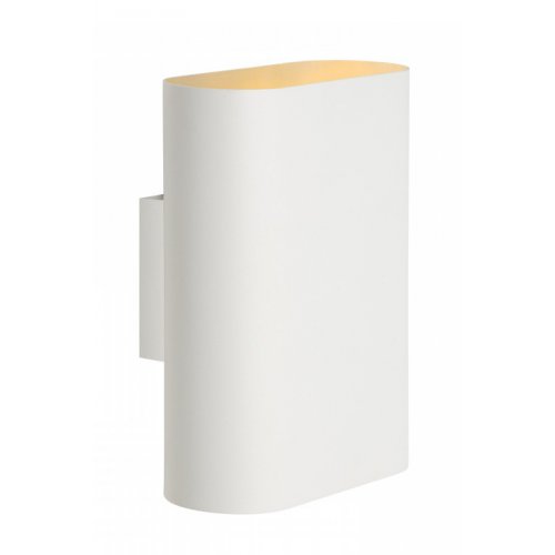 LUCIDE OVALIS Wall Light 2xE14/9W White, nástěnné svítidlo - obrázek