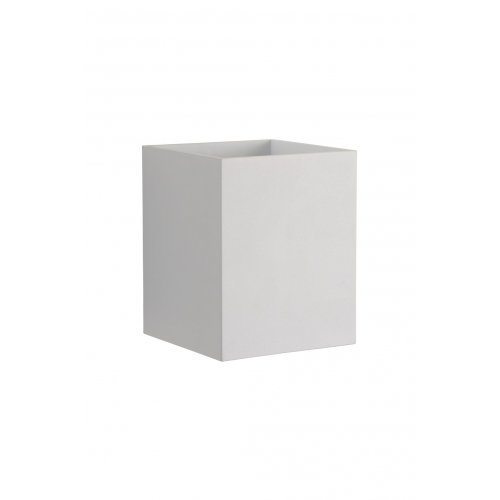 LUCIDE XERA Wall light Square 1x9-G9 H10 W10 L8 White, nástěnné svítidlo - obrázek