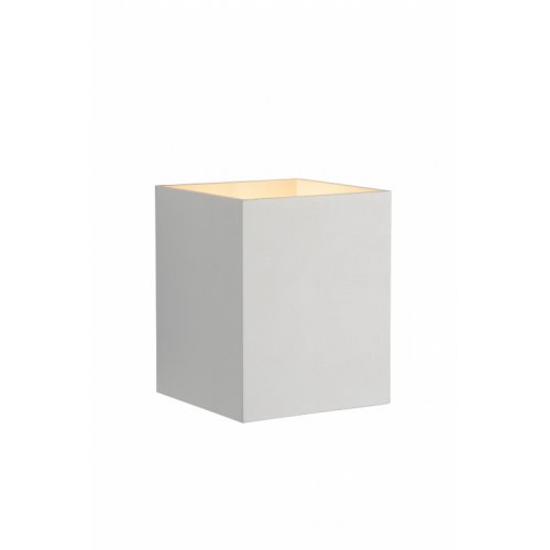 LUCIDE XERA Wall light Square 1x9-G9 H10 W10 L8 White, nástěnné svítidlo