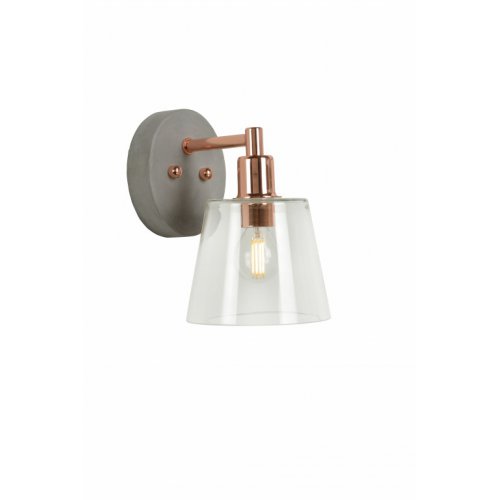 LUCIDE VITRI Wall light E14 D13cm H19,5cm Copper, nástěnné svítidlo - obrázek