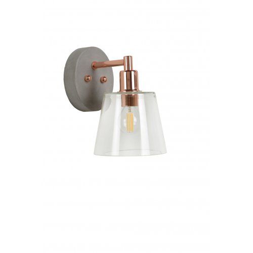 LUCIDE VITRI Wall light E14 D13cm H19,5cm Copper, nástěnné svítidlo - obrázek