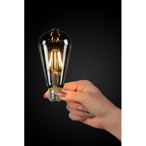LUCIDE Bulb LED Filament E27/5W 500LM 2700 Transparent, žárovka, zářivka - obrázek