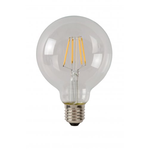 LUCIDE Bulb LED G95 Filament E27/5W 500LM 2700K Transparent, žárovka, zářivka - obrázek