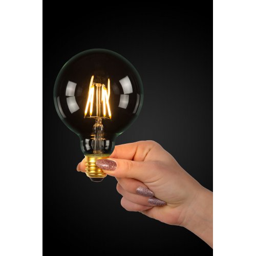 LUCIDE Bulb LED G95 Filament E27/5W 500LM 2700K Transparent, žárovka, zářivka - obrázek