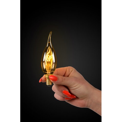 LUCIDE Bulb LED 3W 115LM 2200K Amber, žárovka, zářivka - obrázek