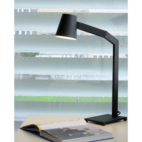 LUCIDE MIZUKO Desk Lamp E14 H67cm Black, stolní lampa - obrázek