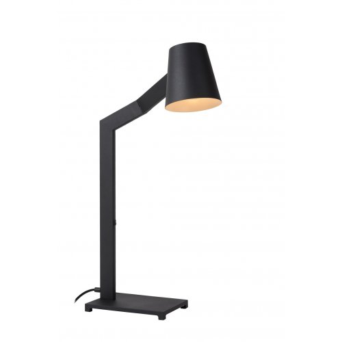 LUCIDE MIZUKO Desk Lamp E14 H67cm Black, stolní lampa - obrázek