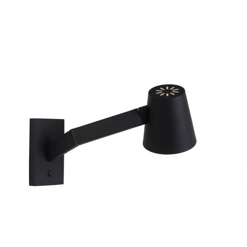 LUCIDE MIZUKO Wall Light E14 H32cm Black, nástěnné svítidlo - obrázek