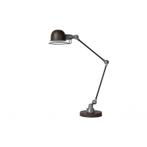 LUCIDE HONORE Desk Lamp E14 H60cm Rust Brown, stolní lampa - obrázek