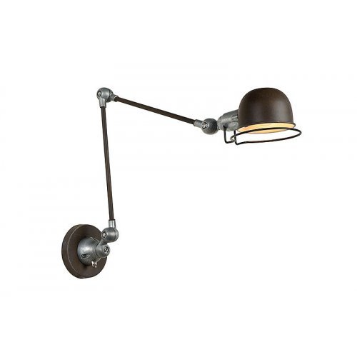 LUCIDE HONORE Wall Light E14 H46cm Rust Brown, nástěnné svítidlo - obrázek