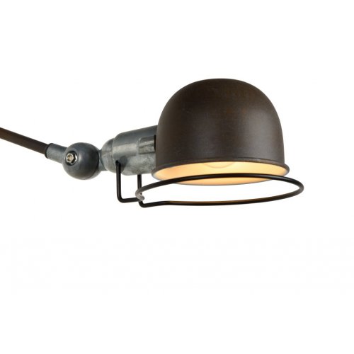 LUCIDE HONORE Wall Light E14 H46cm Rust Brown, nástěnné svítidlo - obrázek