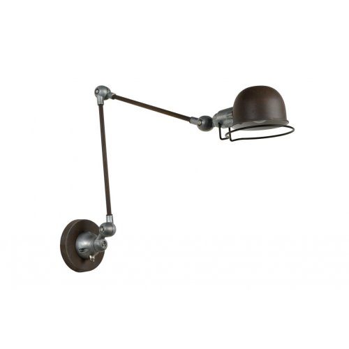 LUCIDE HONORE Wall Light E14 H46cm Rust Brown, nástěnné svítidlo - obrázek