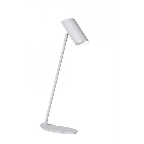 LUCIDE HESTER Desk Lamp LED GU10 H53cm White, stolní lampa - obrázek