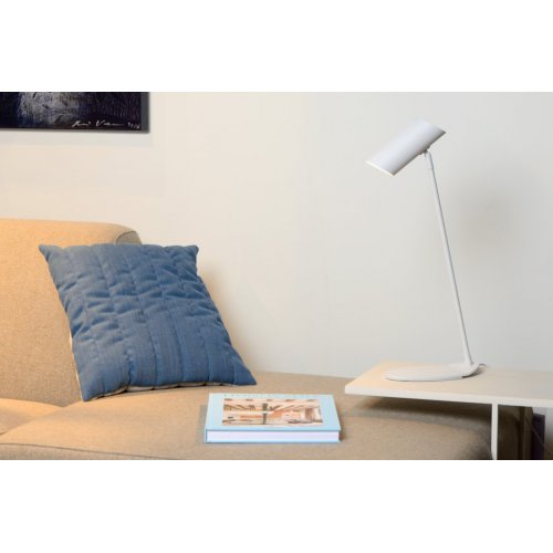 LUCIDE HESTER Desk Lamp LED GU10 H53cm White, stolní lampa - obrázek