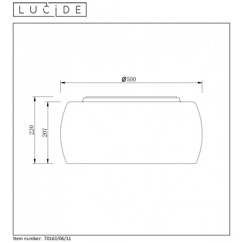 LUCIDE PEARL Ceiling Light H21 D50cm 6xG9/4W Chrome, stropní svítidlo - obrázek